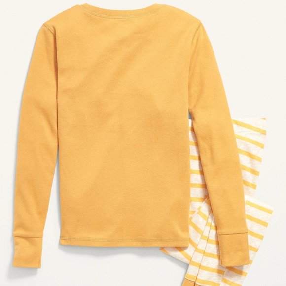 Old Navy Gender-Neutral Graphic Snug-Fit Pajama Set for Kids - Picture 3 of 4